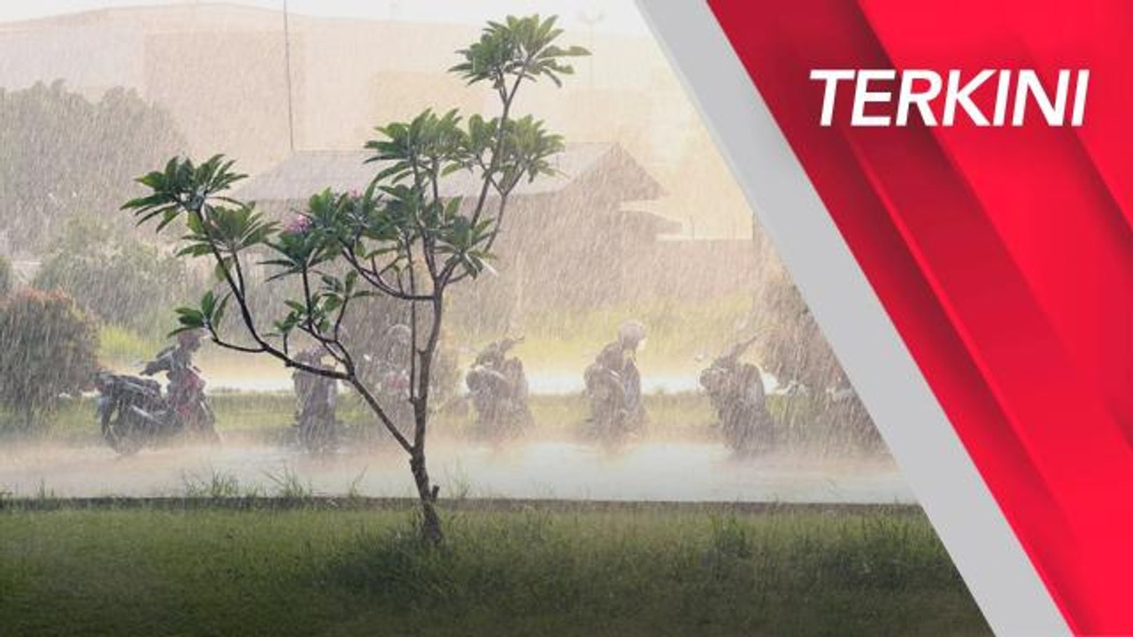 [TERKINI] Amaran hujan berterusan di tujuh negeri