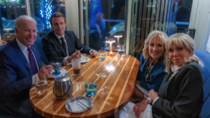 Macron da Biden, cena di benvenuto in un ristorante italiano
