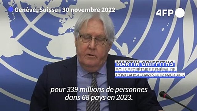 L'ONU lance un appel record pour l'aide humanitaire face aux multiples crises mondiales