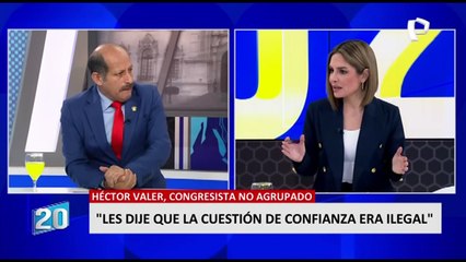 Héctor Valer: “Hace 4 o 5 meses se viene organizando el cierre del Congreso”