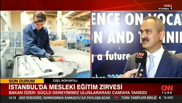Bakan Özer: Türkiye ilk kez mesleki eğitime uluslararası öğrenci almaya başladı