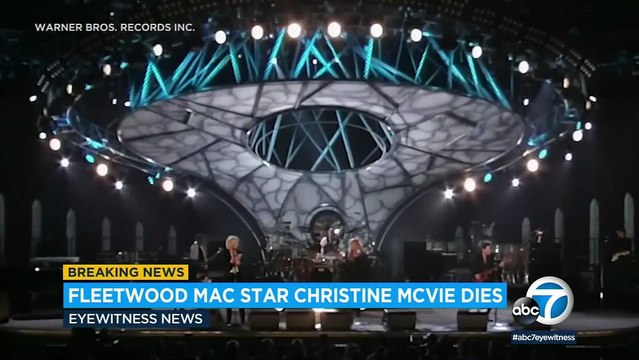 La chanteuse-compositrice du groupe de rock britannique Fleetwood Mac, Christine McVie, qui avait également connu le succès en menant une carrière solo, est décédée à l'âge de 79 ans - VIDEO