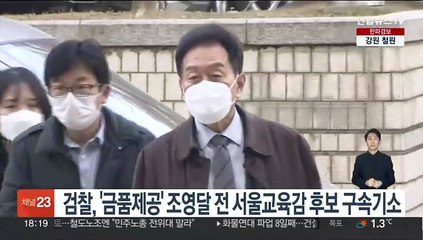 검찰, '금품제공' 조영달 전 서울교육감 후보 구속기소