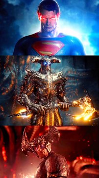 EvilSupermanvs DC's Justice League|| justice league Zack Snyder cut|| #clarkkene #batman #cyborg #darkseid #shorts