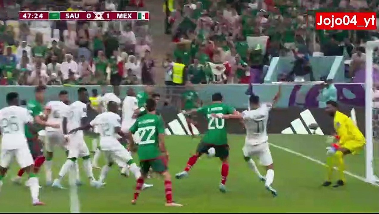 Arabie Saoudite - Mexique (1-2)