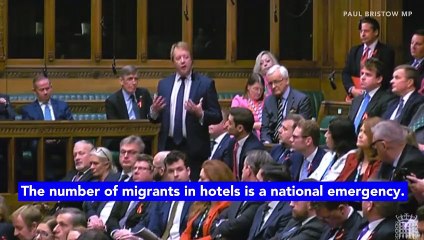 Peterborough MP Paul Bristow asks for COBRA-style committee at PMQs to stop hotels like the Great Northern being  used as accommodation