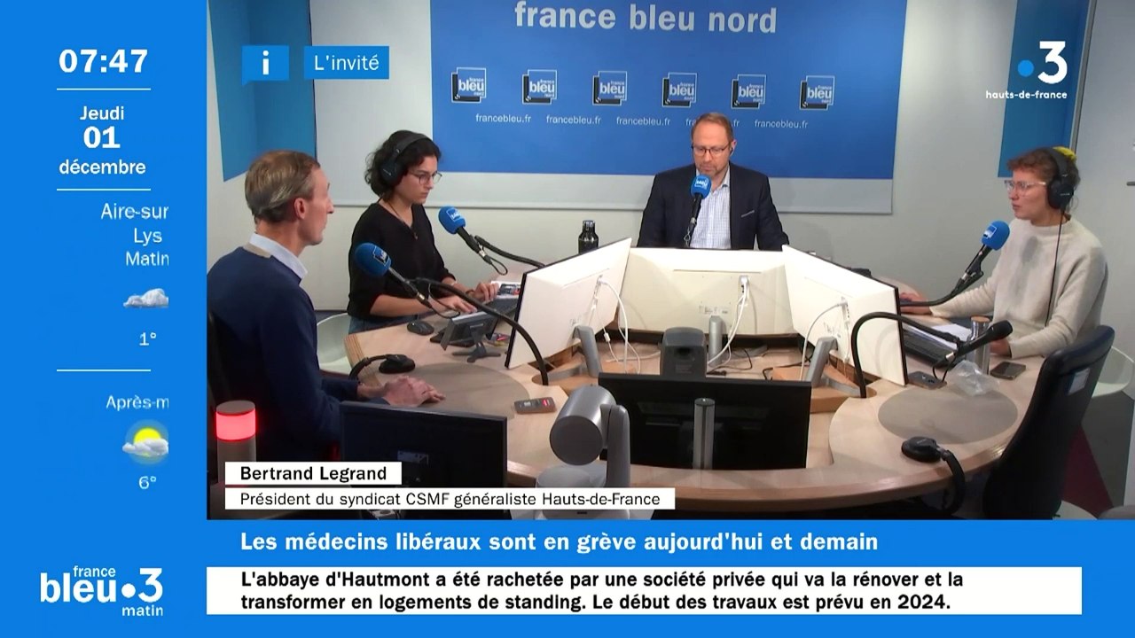 Grève des médecins : "Le prix de la consultation n'a pas changé mais les coûts augmentent"