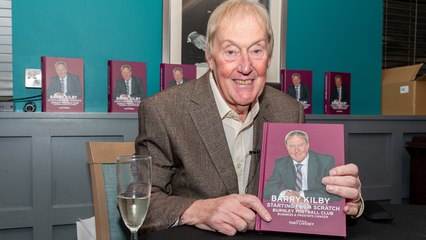 Former Burnley chairman Barry Kilby launches new book