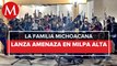 Integrantes fuertemente armados de La Familia Michoacana aseguran que limpiarán a Milpa Alta
