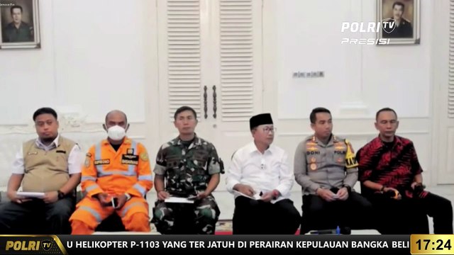 Konferensi Pers Penanganan Dan Evakuasi Korban Gempa Cianjur