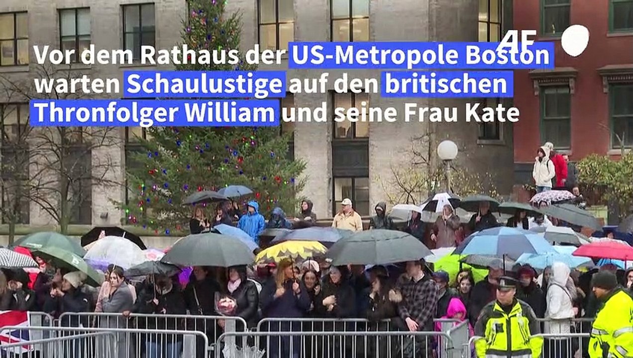 William und Kate in Boston: Fans im Royals-Fieber