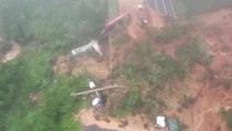 Drone footage captures devastation wrecked by deadly landslide in Brazil