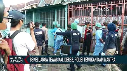 Download Video: Polisi Temukan Kain yang Diduga Bertuliskan Mantra dan Kemenyan di Rumah Keluarga Tewas di Kalideres