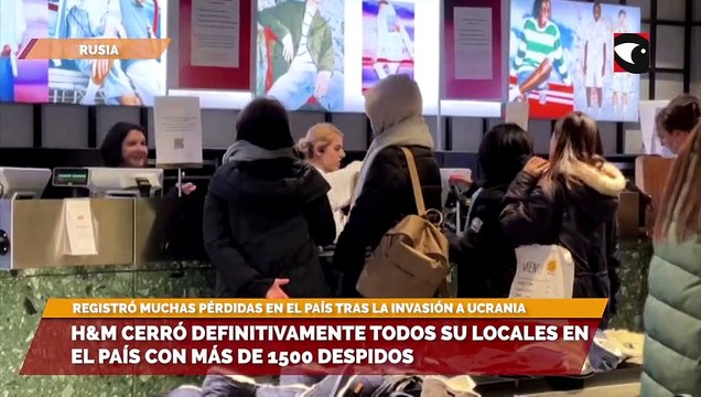 H&M cerró definitivamente todos su locales en el país con más de 1500 despidos
