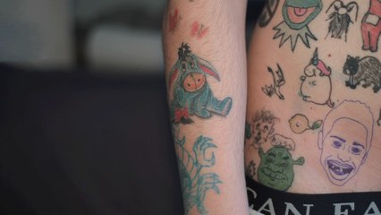 He's Tattooing Himself Every Day for a Year