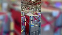 Leaked video appears to show huge backlog at Royal Mail sorting office ahead of stikes