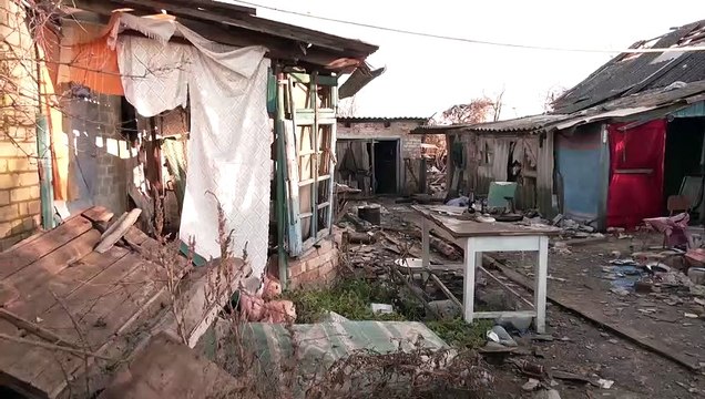 Leben an der Front in der Ukraine: Kein Wasser, kein Strom, dafür Minen