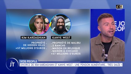 Le journal people : Divorce de Kim Kardashian et Kanye West, une pension alimentaire...très salée !