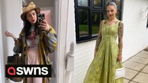 Mum dresses head to toe exclusively in vintage clothes from the 1990s and earlier