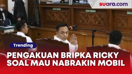 Pengakuan Bripka Ricky Soal Mau Nabrakin Mobil ke Kiri Biar Brigadir J Celaka