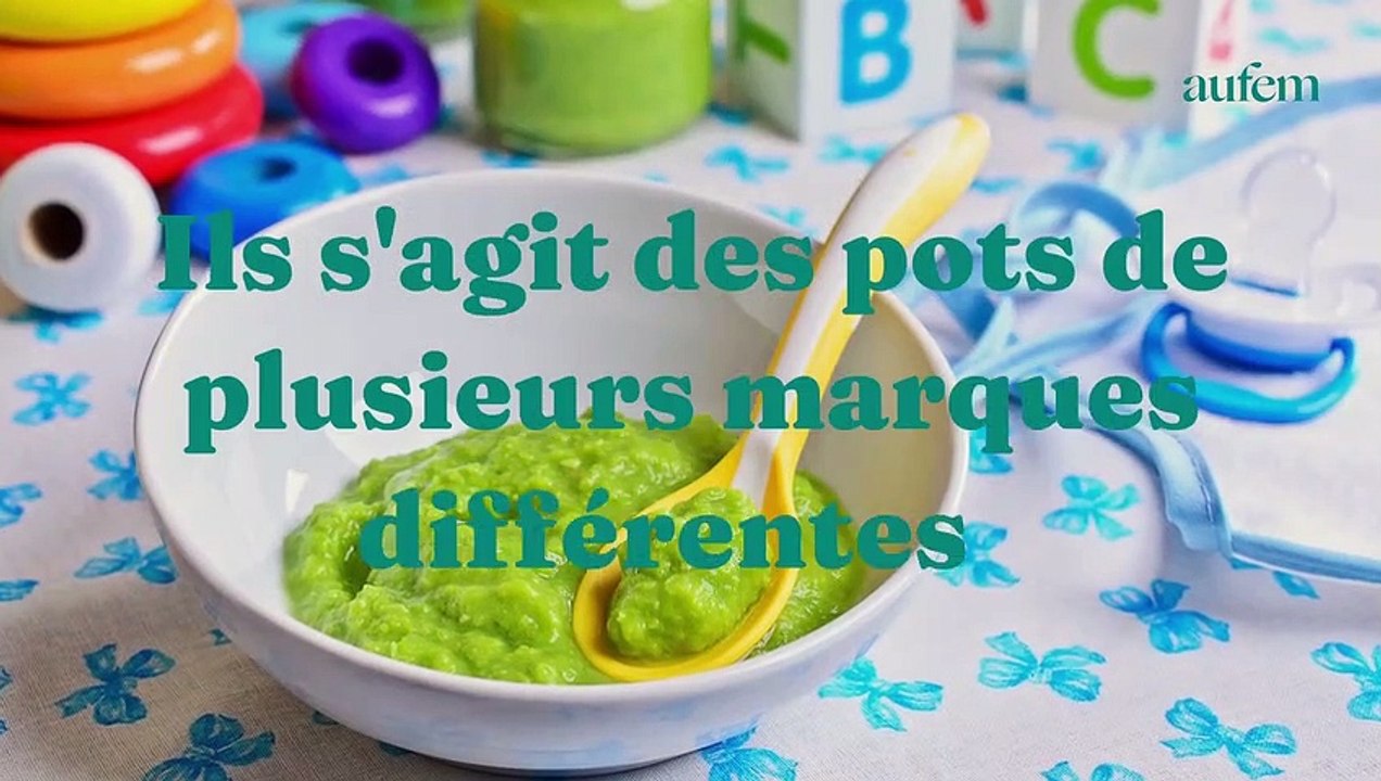Rappel produit : ces purées pour bébé vendus dans toute la France ne doivent pas être consommés