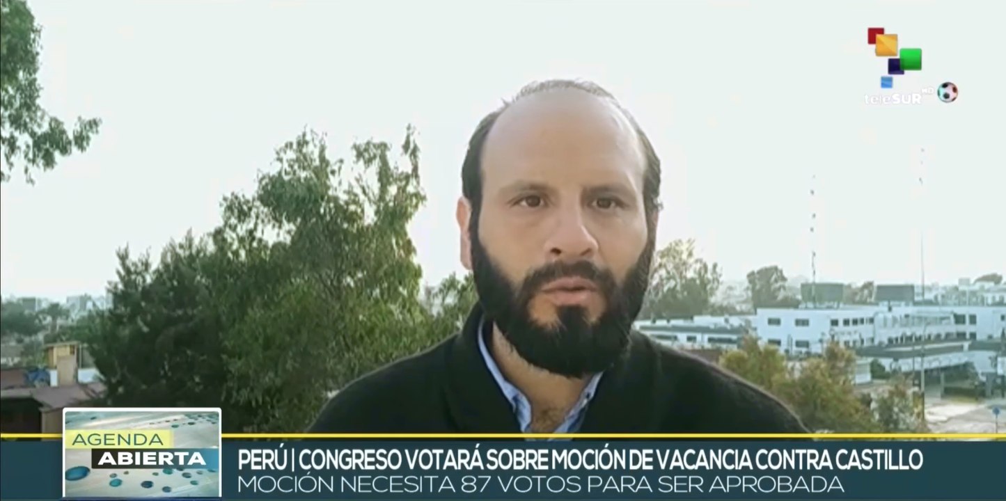 Parlamento de Perú votará sobre moción de vacancia presidencial