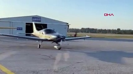 Bursa'da düşen uçağın 10 gün önceki görüntüleri ortaya çıktı