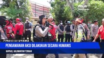 Pengamanan Dan Pengawalan Aksi Damai Dari Kelompok Ormas Perpedayak DPD Kapuas