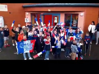 FRANCE/TUNISIE : MÊME LES MINOTS ONT CRU AU BUT