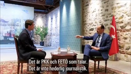 İbrahim Kalın İsveç kanalındaki gazeteciye sinirlenince...