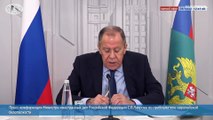 Sergei Lavrov acusa NATO e EUA de envolvimento na guerra da Ucrânia