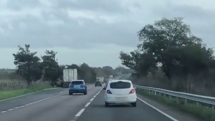 Drink drive sentence for man seen swerving HGV on A14