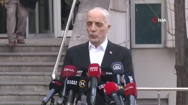 Türk-İş Başkanı Atalay: Asgari ücret maalesef geçim ücreti oldu bu ülkede