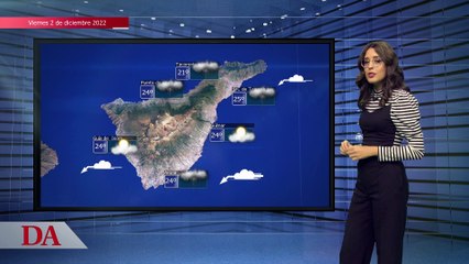 La previsión del tiempo en Canarias para el 2 de diciembre de 2022