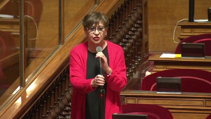 Eliane Assassi: "Nous ne sommes pas ici pour entendre une diatribe contre les musulmans"