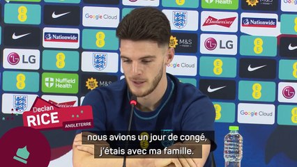 Angleterre - Rice après avoir vu la défaite de la France : ”Ne rien prendre pour acquis”