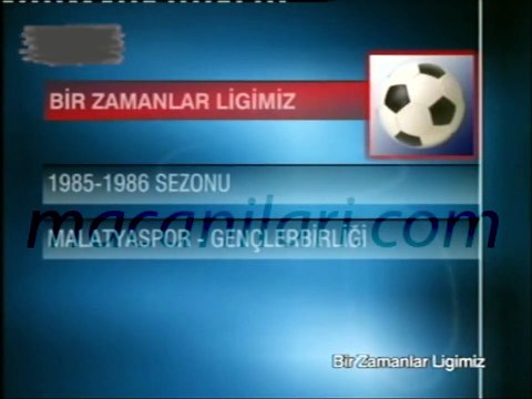 Malatyaspor 4-1 Gençlerbirliği 09.02.1986 - 1985-1986 Turkish 1st League Matchday 22