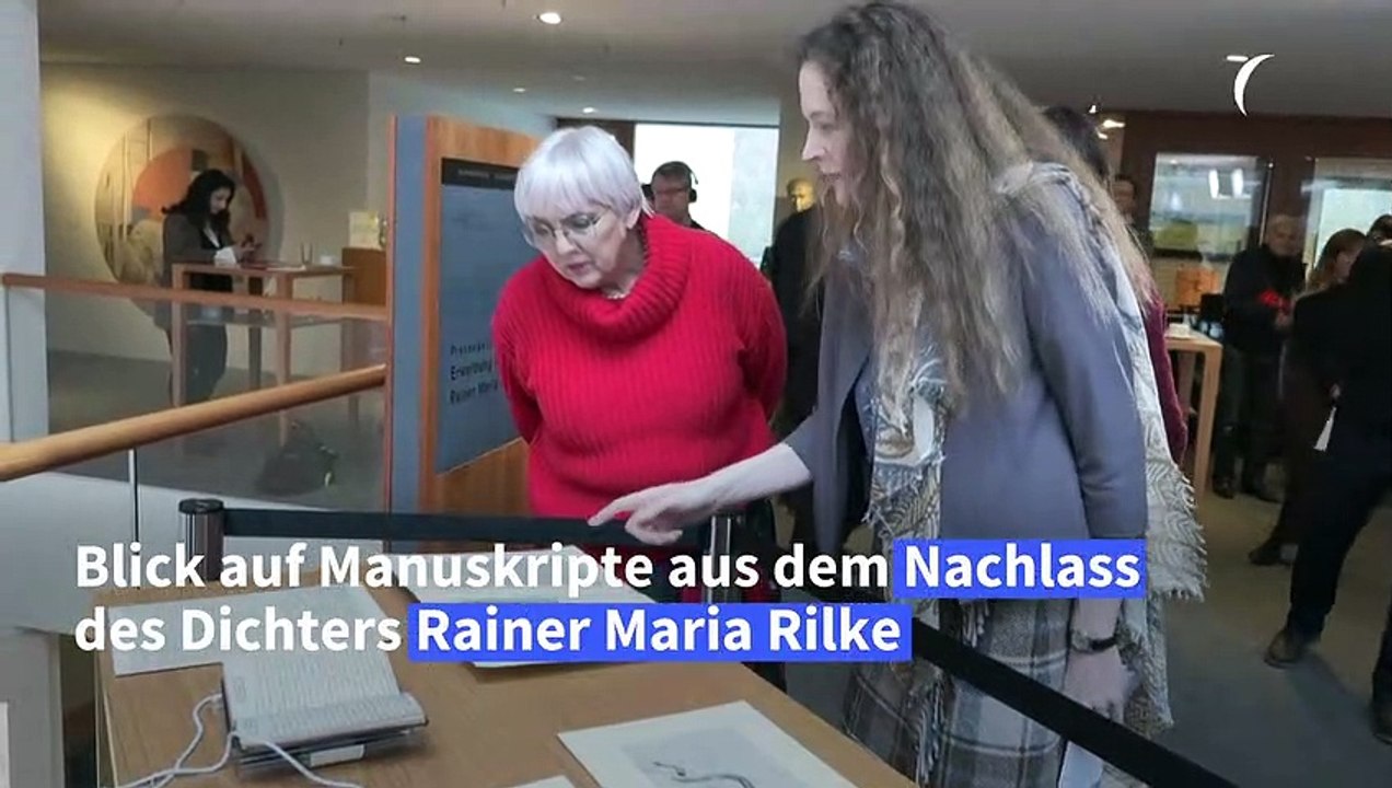 Rilke-nachlass geht an literaturarchiv in marbach