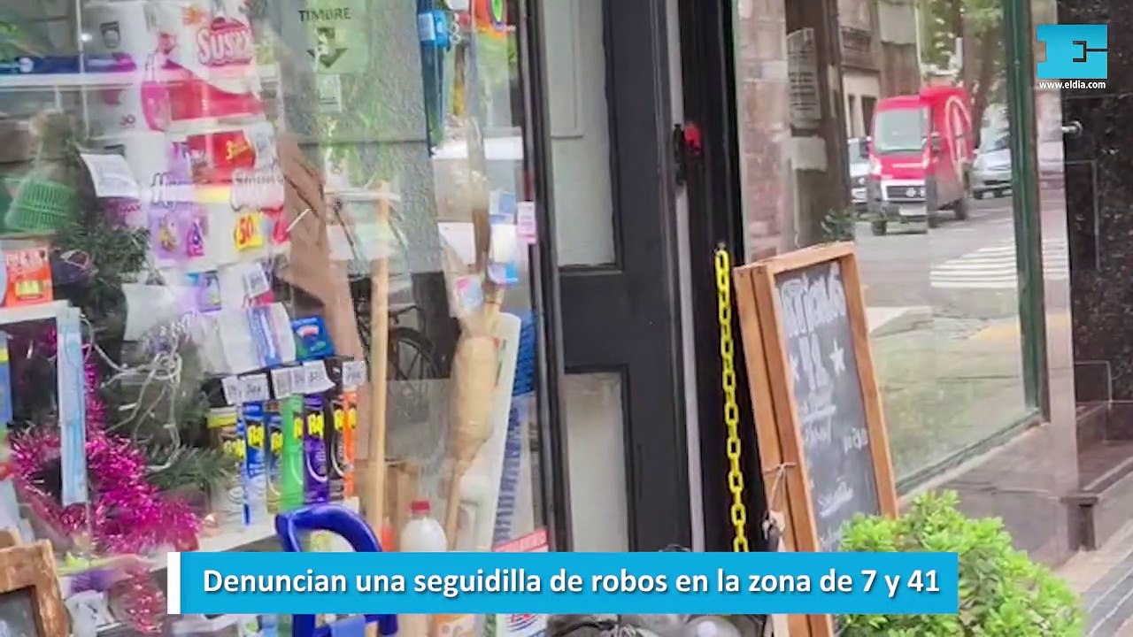 Denuncian una seguidilla de robos en la zona de 7 y 41