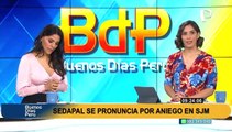 Tubería rota en SJM: Ministro de Vivienda afirma que “aseguradora cubrirá todos los gastos”