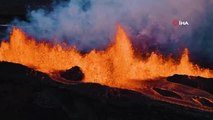 Hawaii'deki Mauna Loa yanardağı lav püskürtmeye devam ediyor