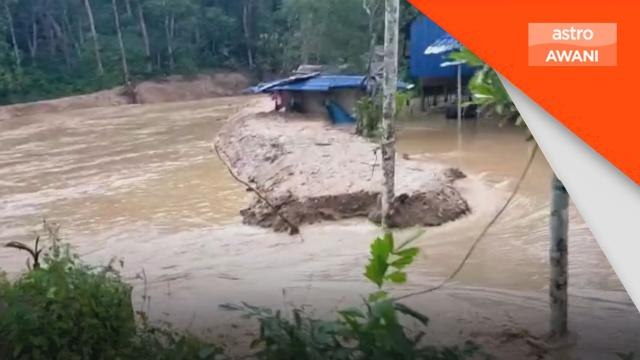 Banjir | Baling dilanda banjir kilat, 50 kediaman dinaiki air