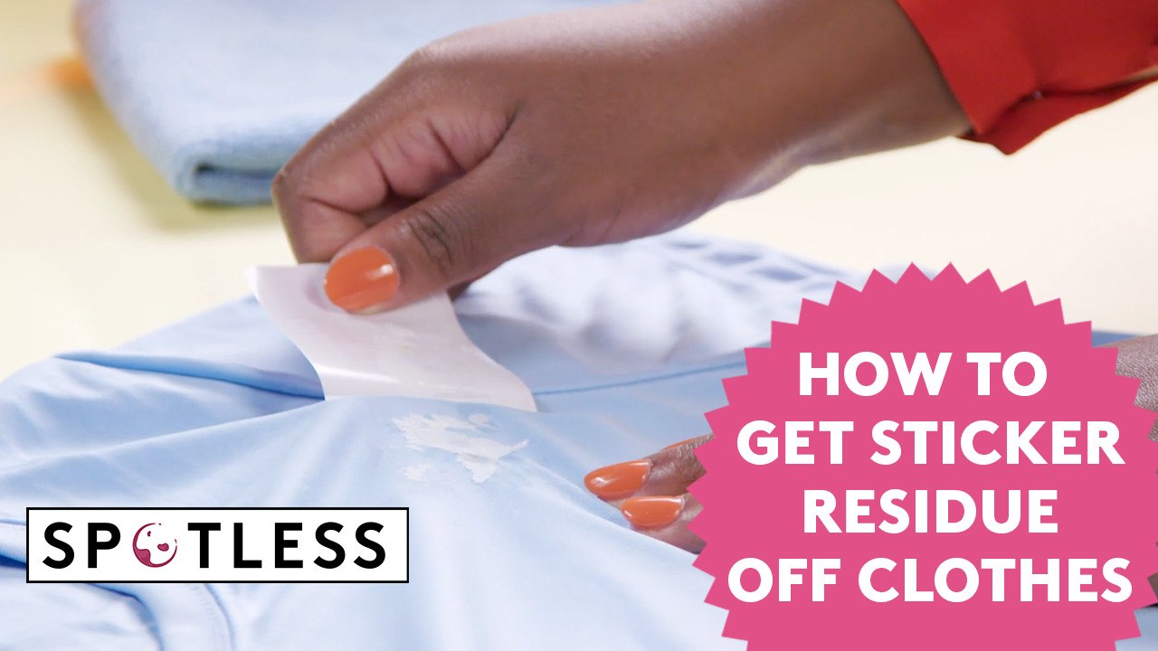 3 Ways to Get Sticker Residue Off of Clothes, According to Clothing Care Professionals