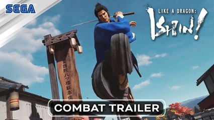 Like a Dragon Ishin! - Tráiler de Combate