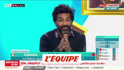 Le Maroc finit en tête du groupe F - Foot - CM 2022