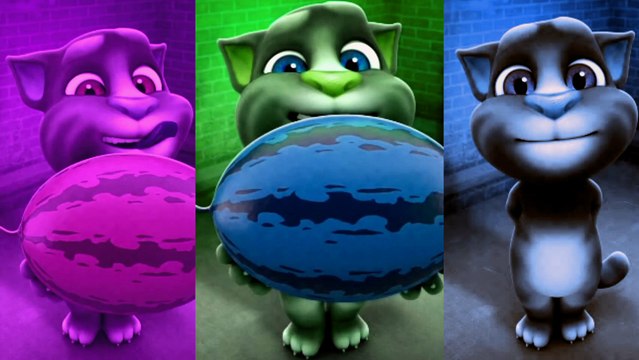 Talking Tom eating in watermelon।। Gameplay