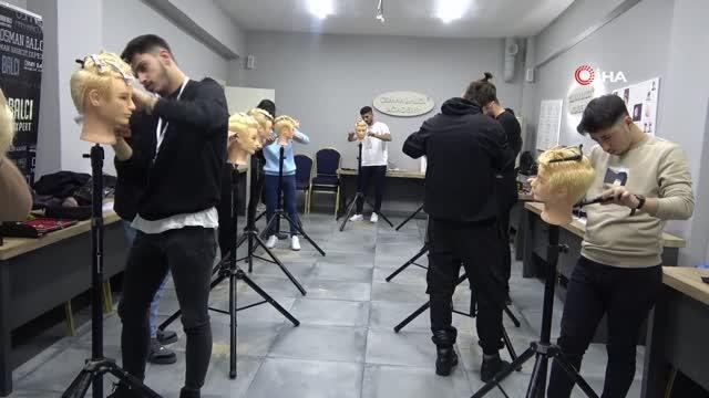 Kuaförlere, teknik kesim, renklendirme, salon yönetimi eğitimi