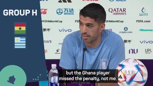'I didn't miss the penalty' - Suarez refuses to apologise for Ghana handball
