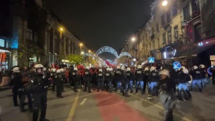 Fas'ın Dünya Kupası'nda son 16 turuna çıkması Belçika'da kutlandı