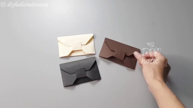 KERAJINAN ORIGAMI || TUTORIAL MEMBUAT AMPLOP CANTIK DARI KERTAS ORIGAMI